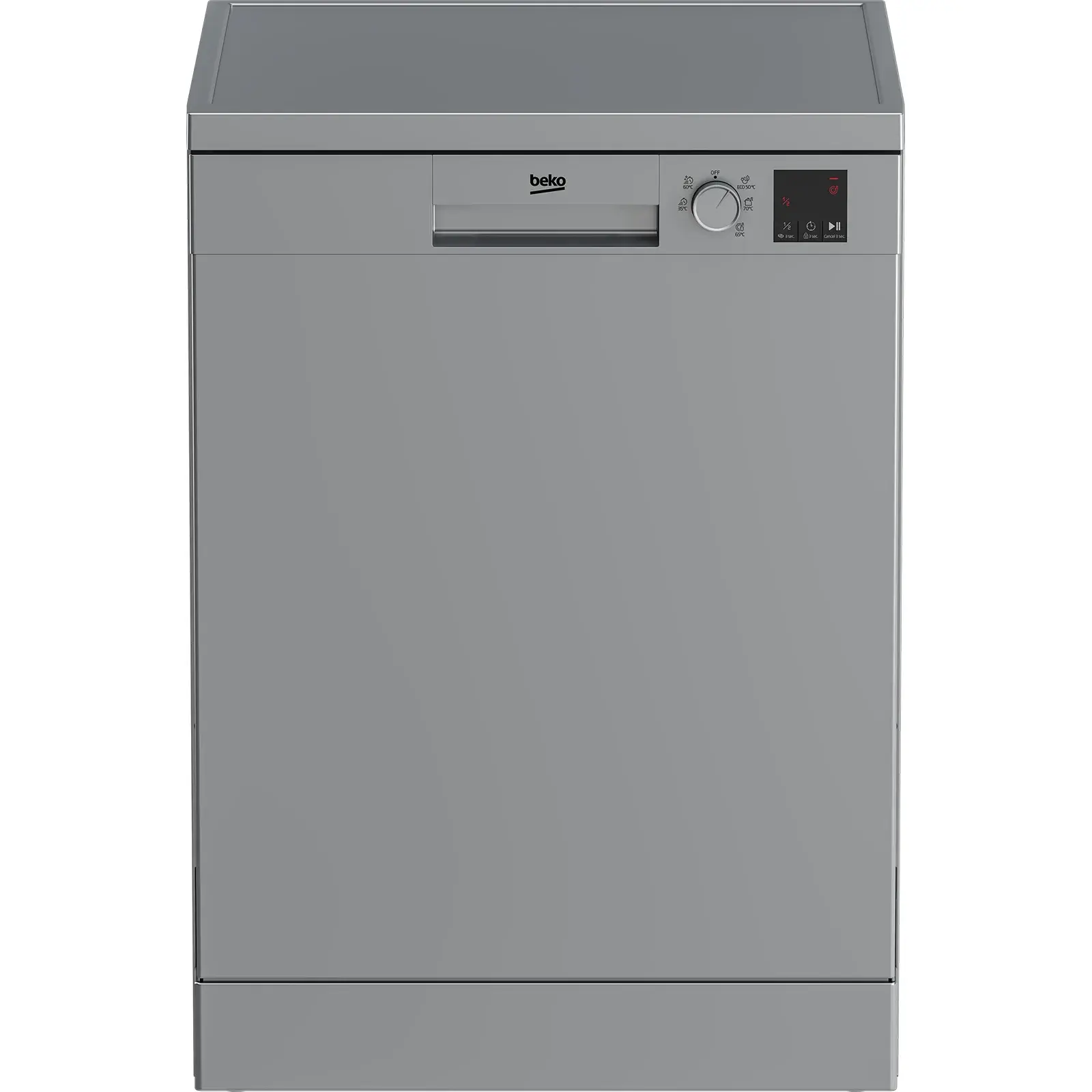 Lave Vaisselle BEKO 5 Prg. 49db 13 place settings, Silver classe A++